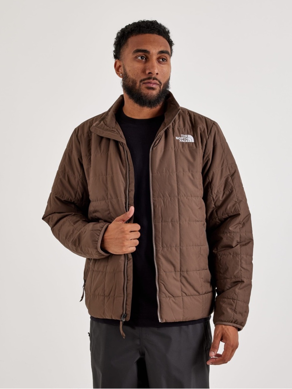 The North Face Men’s Chocolate Brown Insulated Quilted Jacket